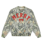 Merry Bow Holiday Christmas Camo Sweatshirt
