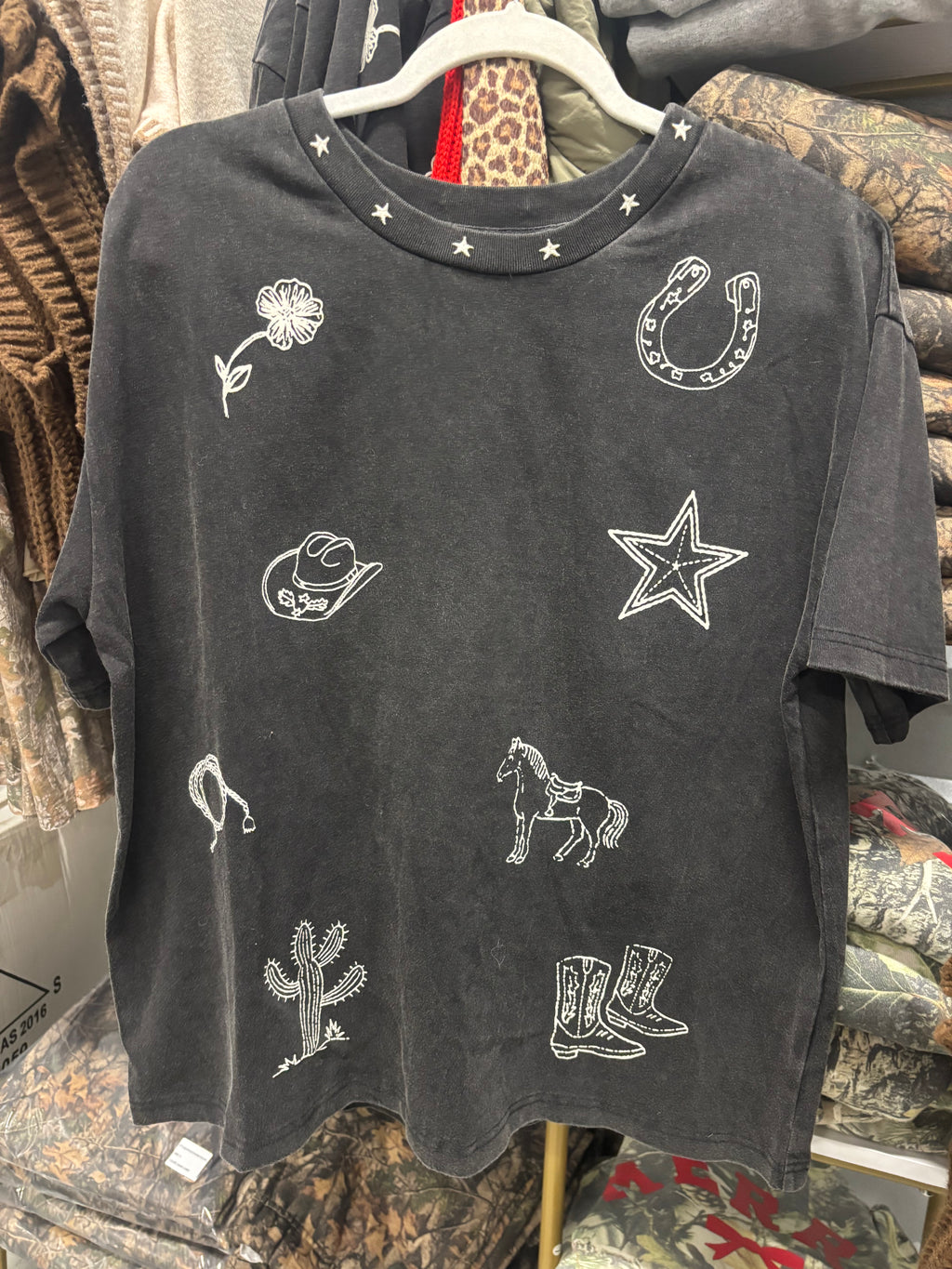 Western Print T-Shirt