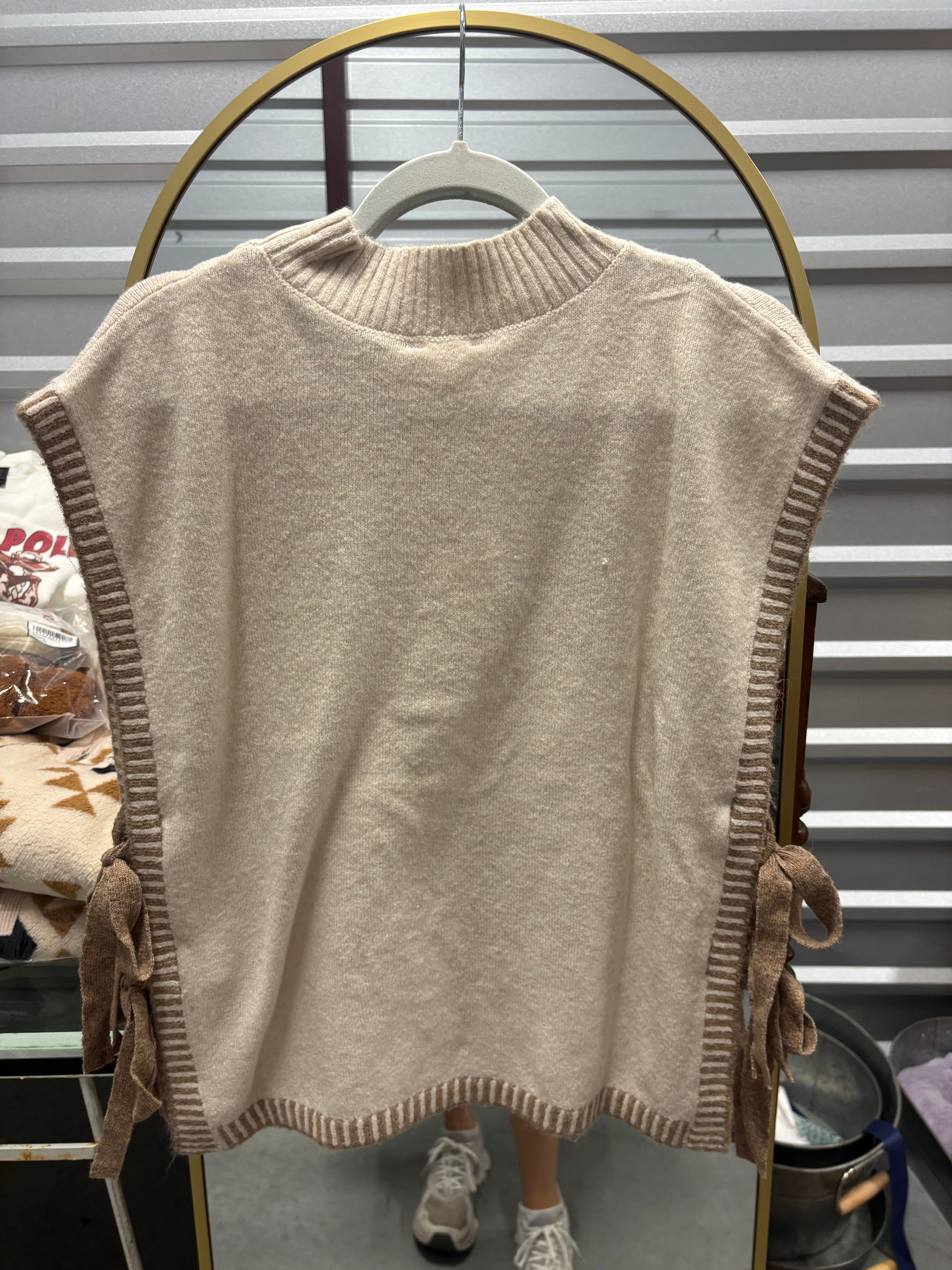 Oatmeal Sweater Vest