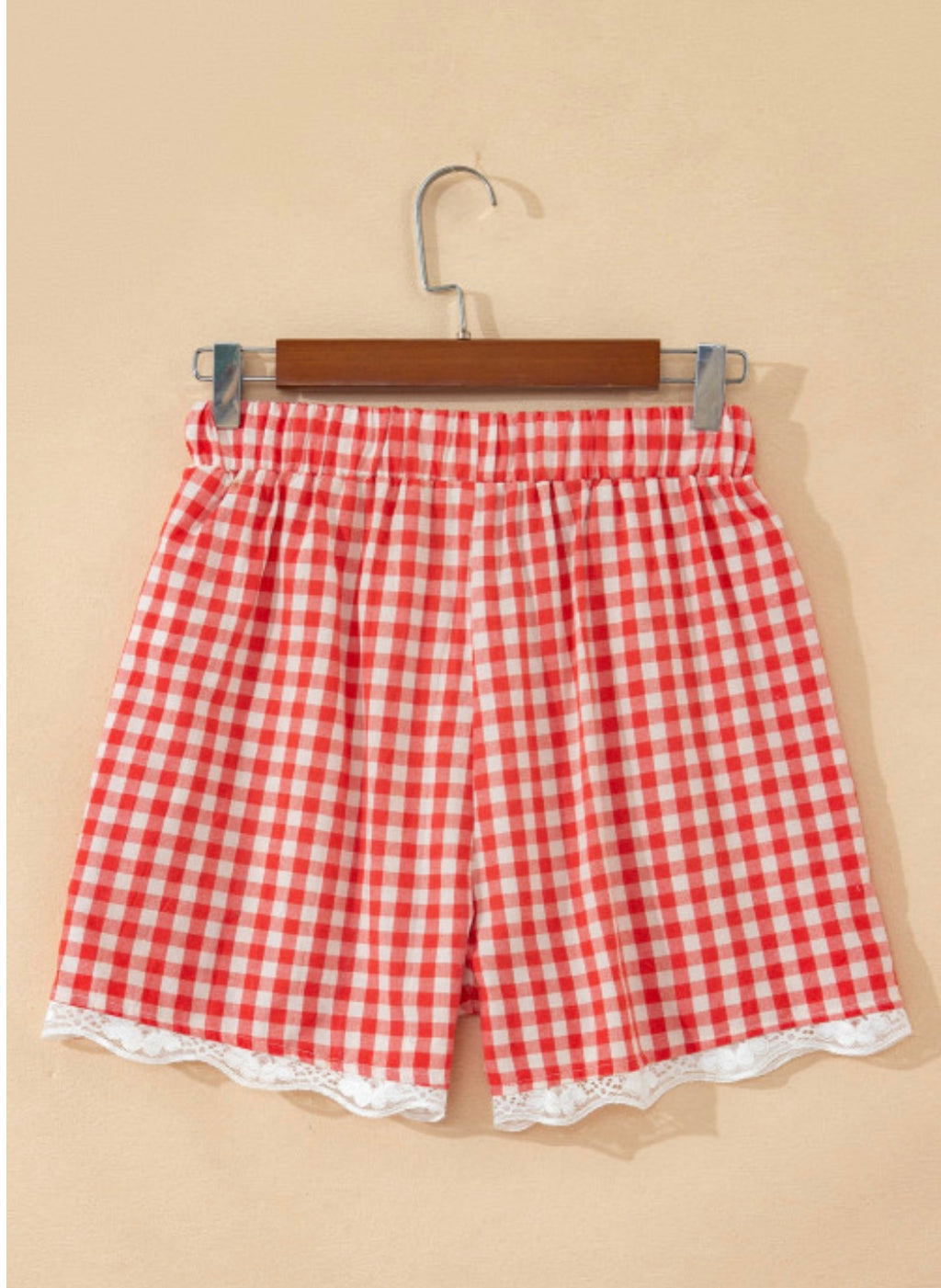 Red Gingham Shorts