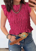 Pink Gingham Tank Top