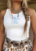 Western Rodeo Embroidered Tank Top