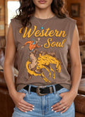 PRE-SALE Western Soul Muscle Top
